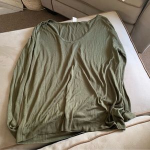 Green long sleeve shirt